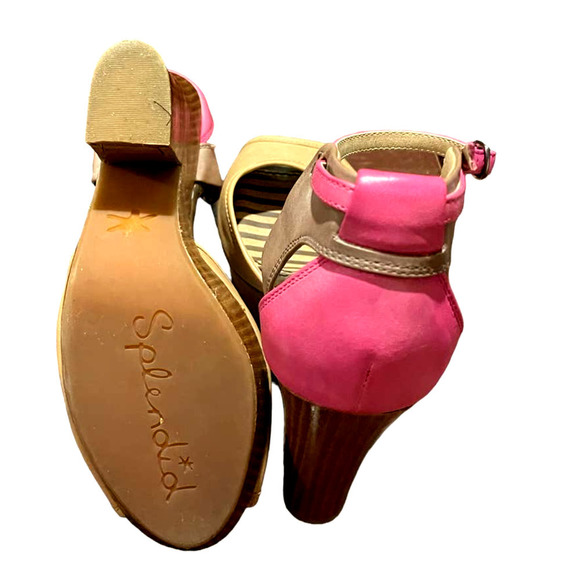 SPLENDA Chunky Peep Toe Heel - Picture 5 of 8